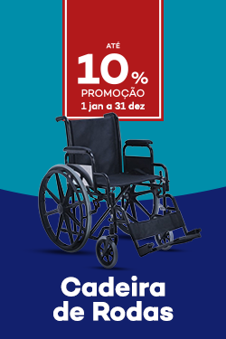 Cadeiras de Rodas com desconto direto de 10%, de 1 de janeiro a 31 dezembro